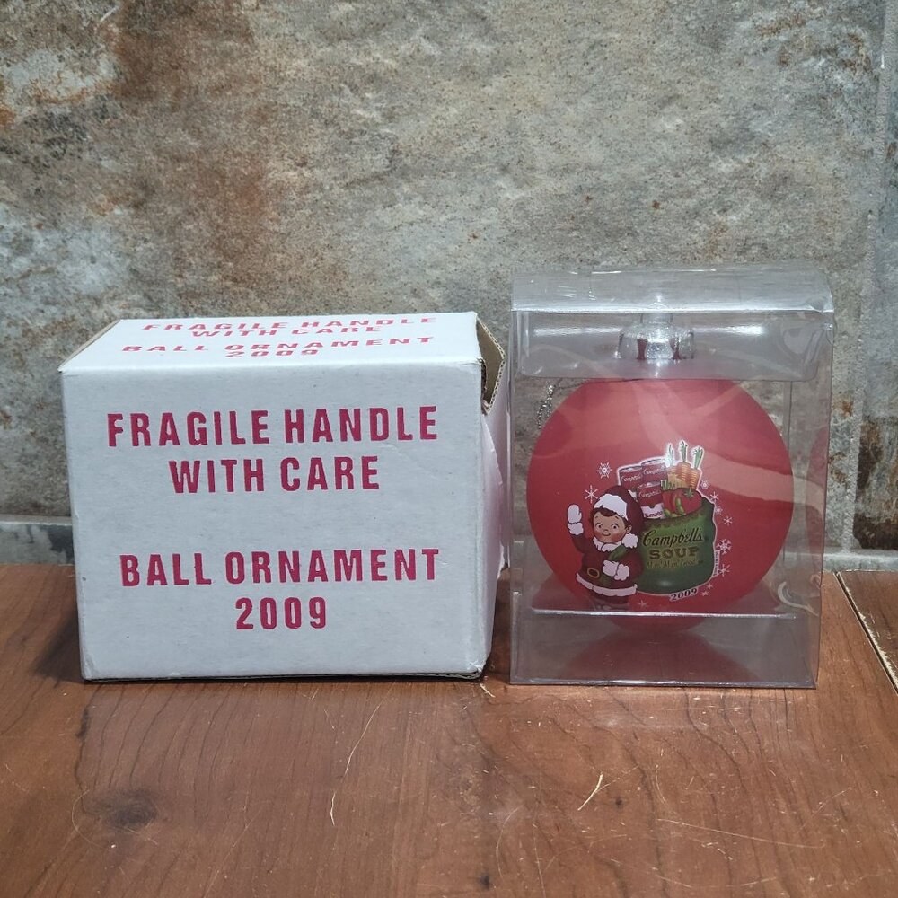 Campbell Soup Kids Red Ball Ornament 2009